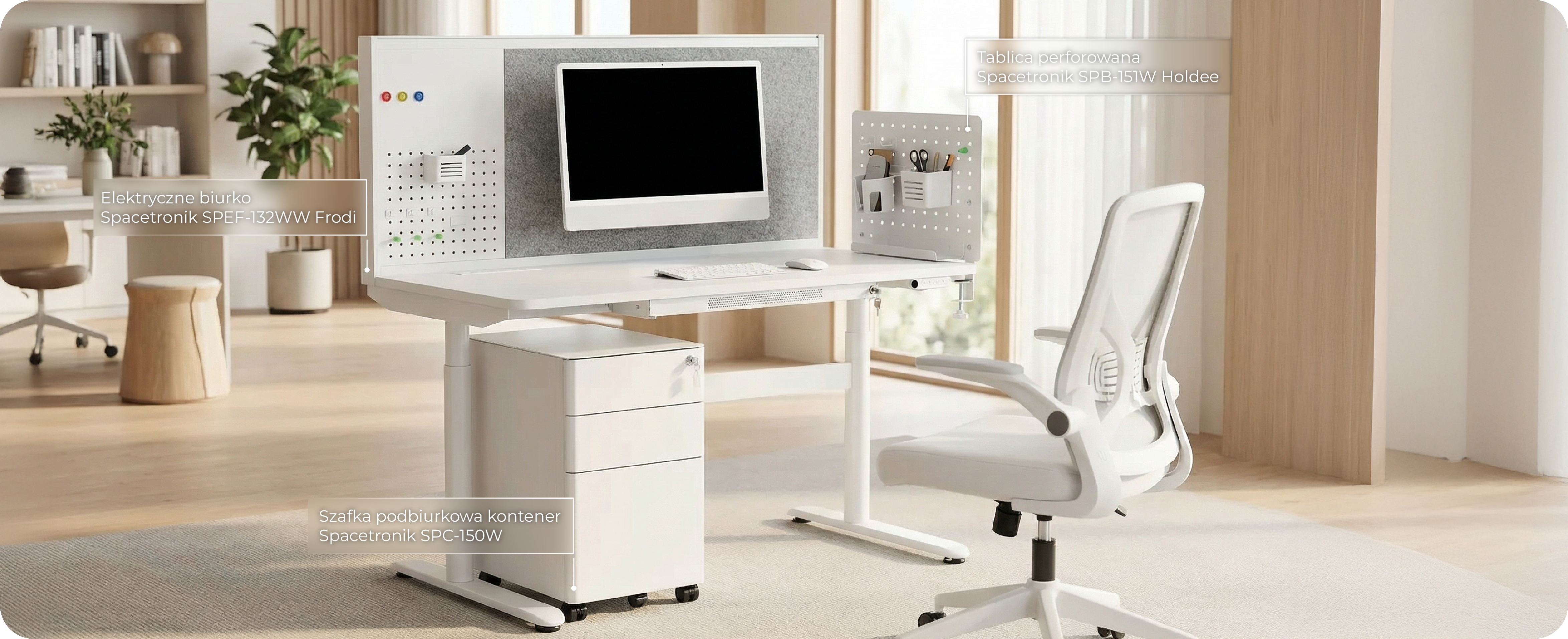 zestaw mebli biurowych spacetronik